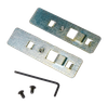 Berry's 84913 Track Clips Pistol Rack Silver Steel Handgun