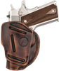 1791 Gunleather 3WH1VTGA 3-Way  IWB/OWB Size 01 Vintage Leather Belt Loop Fits 1911 3-4" Ambidextrous Hand