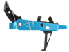 CMC Triggers 47403 Drop-In Trigger Group 2.0 Single-Stage Flat with 2.50 lbs Draw Weight Black w/ Blue Housing