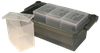 MTM Case-Gard SS2500 Shotshell Box  12 Gauge Clear Polypropylene 4 Pack