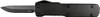 BLACK ALUMIN 1.8" D2 BLK DROP!TEMPLAR KNIFE CALI LEGAL OTF 