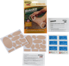 Adventure Medical Kits 01550400 Moleskin  Blister Prevention Brown 22 Precut Shapes