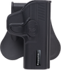 Bulldog RRSPXD Rapid Release  OWB Black Polymer Paddle Fits Springfield XD Right Hand