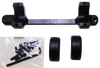 DNZ MPS1M Game Reaper-Mossberg Scope Mount/Ring Combo Matte Black 1"
