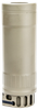 Kgm Suppressors RS-R556A1-QD-FDE R556A1  6mm/5.56 NATO FDE Nickel Alloy/Stainless Steel 1/2"x28