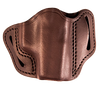 Uncle Mikes-leather(1791) UMOWB1BRWR Outside The Waistband  OWB Size 01 Brown Leather Belt Slide Fits Springfield Hellcat Right Hand