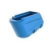 Tyrant CNC TDP365MAGEXBLUE  Magazine Extension 9mm Fits Sig P365 X Macro 3rd Blue Aluminum