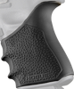 Hogue 17040 Grip Sleeve Handall Beavertail Black Rubber