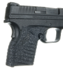 Talon Grips 207R Adhesive Grip  Textured Black Rubber for Springfield XD-S 9,40,45 with Small Backstrap