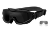 Wiley X SP29B Spear Goggles Smoke Gray Lens Matte Black Frame