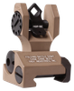Troy Ind SSIGDOARFFT00 Rear Folding BattleSight Dioptic  Flat Dark Earth Folding for AR-15