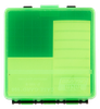 MTM Case-Gard P100916T Case-Gard P-100 Multi-Caliber Handgun Clear Green Polypropylene 100rd
