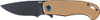 COYOTE BROWN FOLDERCRKT P.S.D. II 3.03" BLACK 
