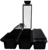 Berry's 68911 Tri-Can Triple Ammo Can Black Plastic