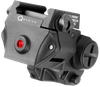 iProtec 6116 SC-R Laser Q-Series Black/Red Laser 5.0 mW Output 635nM Wavelength, Compact/Subcompact Pistols, Accessory Rail Mount