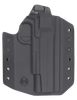 C&G Holsters 1850100 Covert  OWB Black Kydex Belt Loop Fits 1911 Government 5"