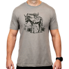Magpul MAG1528-041-2XL Burro CVC  Stone Gray Heather Cotton/Polyester Short Sleeve 2XL
