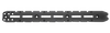 Seekins Precision 0011700171-F ARCA Rail 6 Slot M-LOK  Black 6061-T6 Aluminum 13.63" Long
