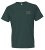 Hornady Gear 31792 Double Rocker  Olive Heather, Cotton/Polyester/Rayon, Short Sleeve Semi-Fitted, Medium
