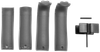 Glock 39515  Backstrap/Beavertail Set Gray Polymer