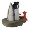 HIGDON DECOYS 53012 XS Crazy Kicker Mallard Drake Black/Gray Rechargeable 12V Li-ion Mallard Drake w/Timer