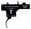 TriggerTech WM5SBB14NBW Primary  Single-Stage Curved Trigger with 1.50-4 lbs Draw Weight & Black PVD Finish for Weatherby Mark V