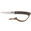 CRKT Biwa Fixed Drop Point Knife 3" Blade Brown Black