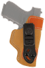 DeSantis Gunhide 106NA02Z0 Sof-Tuck  IWB Tan Leather/Suede Belt Clip Fits S&W J Frame Right Hand