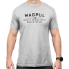Magpul MAG1112-041-S Go Bang Parts  Stone Gray Heather Cotton/Polyester Short Sleeve Small