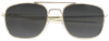 Humvee Adventure Gear HMV52BGOLD Sunglasses  Adult Gray Lens MIL-PRF-31013 Gold Frame