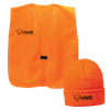 HME HMEVESTKCO Safety  Vest/Beanie OSFA Orange Polyester