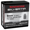 Winchester 9mm Ammo 115gr JHP Ammunition - 100 Rounds