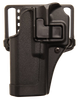 Blackhawk 410567BKL Serpa CQC  OWB Matte Black Polymer Belt Loop/Paddle Compatible w/Glock 42 Left Hand