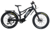 Bakcou E-bikes BS19BB25 Storm 25 Large Matte Black 19" w/Stand Over Height of 30.50" Frame, Sram 9sp, 40t Front & Sram 11-34t Rear Cassette Bafang M620 Ultra Motor