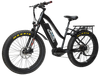 Bakcou E-bikes BMST26BB21 Mule ST 26 Matte Black 18" w/Stand Over Height of 26" Frame, Shimano Alivio Hill-Climbing 9 Speed Bafang M620 Ultra Motor, 35+ mph Speed