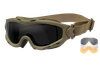 Wiley X SP293T Spear Goggles Smoke Gray/Clear/Light Rust Lens Tan Frame