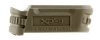 Springfield Armory XDS5901MFDE Backstrap Sleeve  made of Polymer with Flat Dark Earth Finish & 1 Piece Design for 9mm Luger Springfield XD-S with #1 Backstrap & 3.30" Barrel