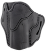 1791 Gunleather ORBH23SBLL BH2.3 Optic Ready OWB Size 2.3 Stealth Black Leather Belt Slide Compatible w/Glock 17/S&W M&P Shield Left Hand