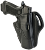 1791 Gunleather BH24SBLR BH2.4  OWB 2.4 Stealth Black Leather Belt Slide Fits Walther PPQ/Sig P320/Springfield XD-M