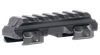 Reptilia LLC 100271 RMU Mount 6 Slot Black 7075-T6 Aluminum Mil-Spec 1913 Picatinny Rail Mount
