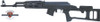 BLACK MATTEADV. TECH. AK FIBERFORCE STOCK 