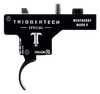 TriggerTech WM5SBB13NBW Special  Single-Stage Curved Trigger with 1-3.50 lbs Draw Weight & Black PVD Finish for Weatherby Mark V