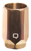 Q LLC WHISTLETIP Whistle Tip Blast Mitigation Device QD, Copper, 1.85" L, 1.16" D, for Cherry Bomb Brake
