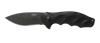 CRKT K221KKP Foresight Assisted 3.53" Folding Modified Drop Point Plain Black Stonewashed 4116 Stainless Steel Blade/ Black Contoured GRN Handle Includes Pocket Clip
