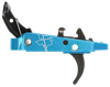 CMC Triggers 47501 Drop-In Trigger Group 2.0 Single-Stage Curve with 3.50 lbs Draw Weight Black w/ Blue Housing
