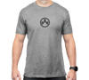 Magpul MAG1115-041-2XL Icon Logo  Stone Gray Heather Cotton/Polyester Short Sleeve 2XL
