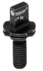 Trijicon 600178 Bright & Tough Front Sight AR15/M16  Black Night Green with Black Outline for AR-15, M16