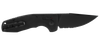 S.O.G SOG-15-38-08 SOG-TAC Auto Compact 2.94" Folding Straight Back Part Serrated Black TiNi Cryo D2 Steel Blade Black Micro-Textured Anodized Aluminum Handle Includes Pocket Clip