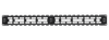Leapers TLUMA04 ARCA Rail 9 Slot M-LOK  Matte Black Anodized Aluminum 14.20" Long M-LOK Mount