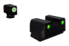 Rival Arms RA1B231G Night Sights for G17/G19  Green Tritium White Outline Front Sight-Green Tritium Black Outline Rear Sight